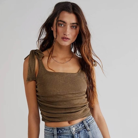 NWT Free People Boulevard Tank top in Oregano size xs - Picture 1 of 7